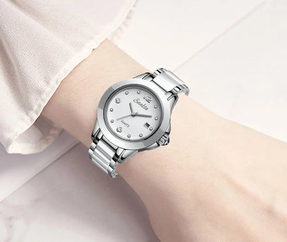 Fashion Women Watch Rose Gold Ladies Bracelet Watches Girl Reloj Mujer 2023 New Creative Watch Waterproof Date Clock Woman