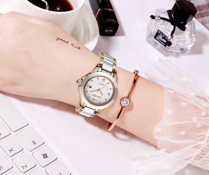 Fashion Women Watch Rose Gold Ladies Bracelet Watches Girl Reloj Mujer 2023 New Creative Watch Waterproof Date Clock Woman